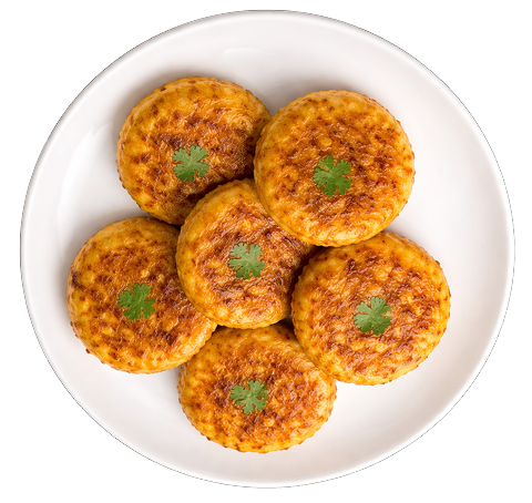 Golden Ginger & Moong Dal Tikki